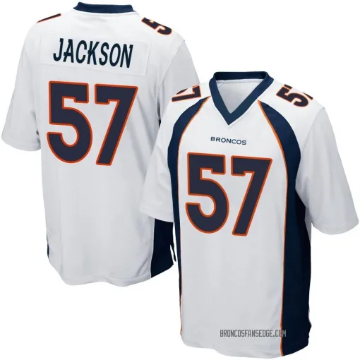 Game Tom Jackson Men's Denver Broncos White Jersey - Nike