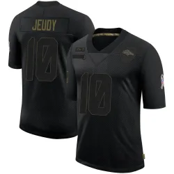 Limited Jerry Jeudy Men's Denver Broncos Black 2020 Salute To Service Jersey - Nike