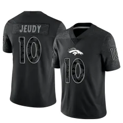 Limited Jerry Jeudy Youth Denver Broncos Black Reflective Jersey - Nike